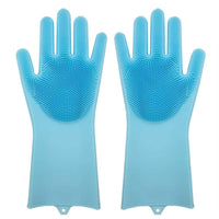 Thumbnail for Magic Silicone Scrubbing Gloves for Dishwashing & Cleaning