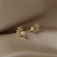 Thumbnail for Leaf ear studs for women