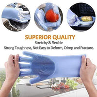 Thumbnail for Magic Silicone Scrubbing Gloves for Dishwashing & Cleaning