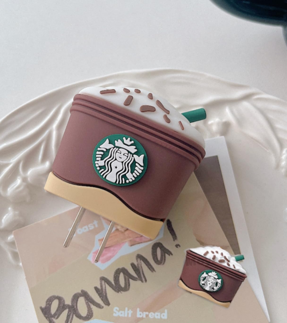 Star Bucks Silicon Apple iPhone Charger Case