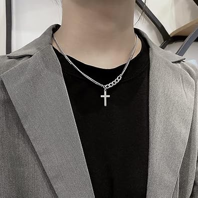 Cross neck chain