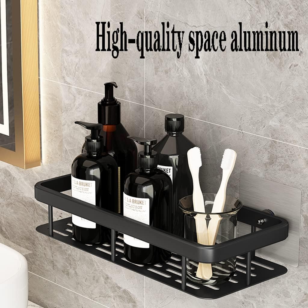 Adhesive Wall-Mounted Bathroom Shelf | No-Drill Shower Caddy