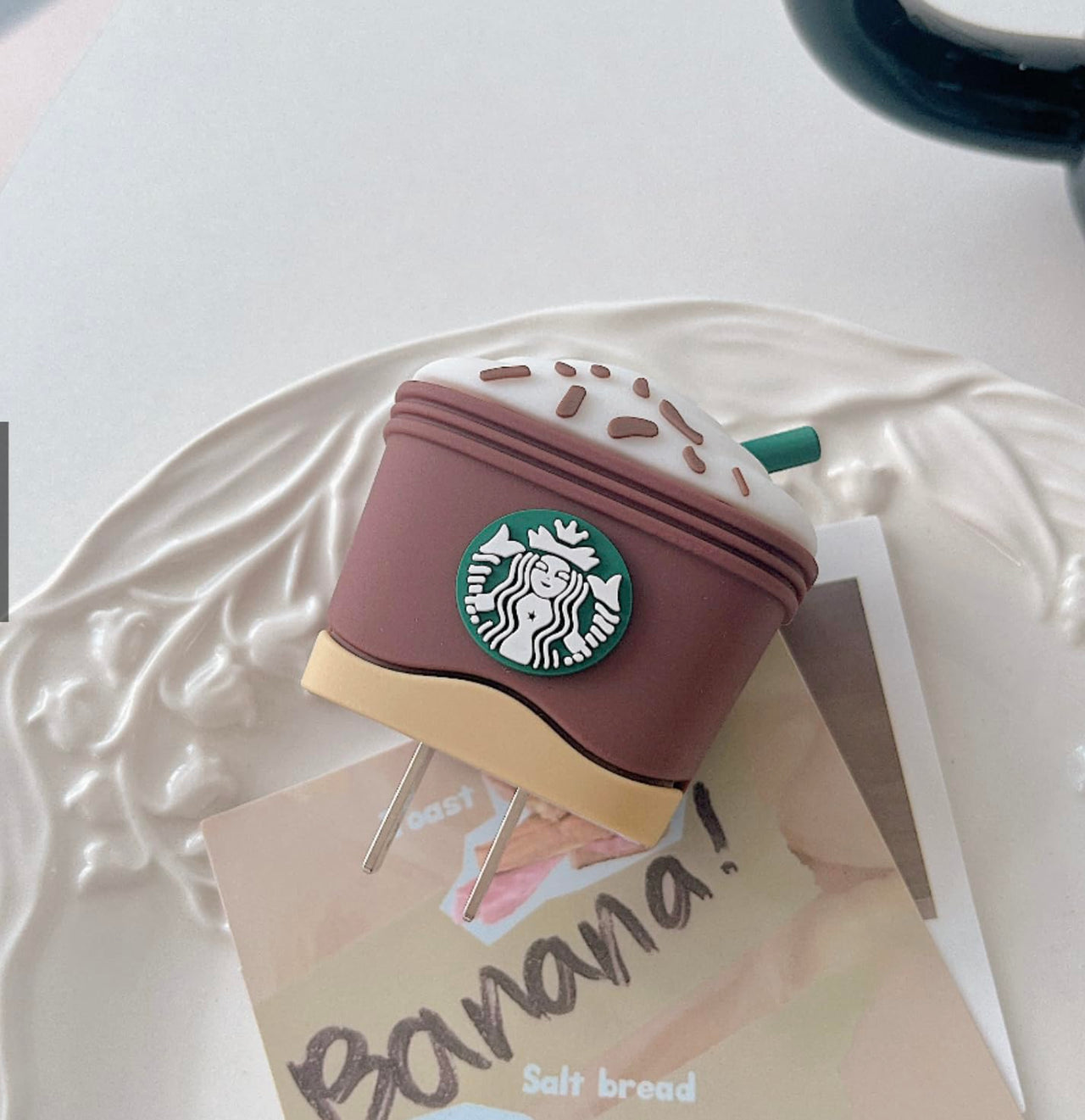 Star Bucks Silicon Apple iPhone Charger Case