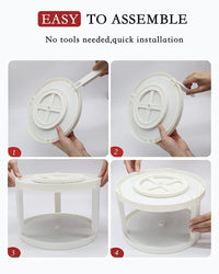 Thumbnail for Double Layer 360° Rotating Spice Rack Organizer