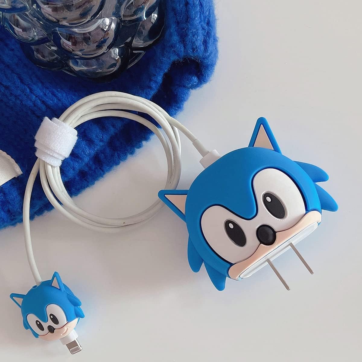 Super Cute Sonic Silicon Apple iPhone Charger Case