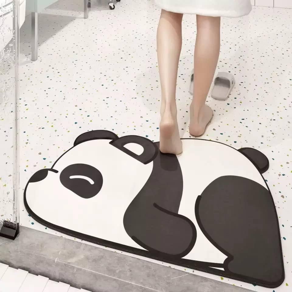 Cute Panda Shape Anti-Slip Bathroom Mat