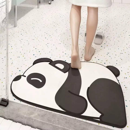 Cute Panda Shape Anti-Slip Bathroom Mat