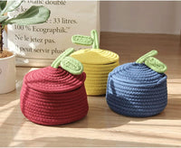 Thumbnail for Most Viral Basket Woven With Cotton Rope (Red)