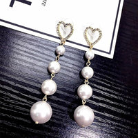 Thumbnail for Heart shape pearl Earrings