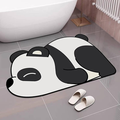 Cute Panda Shape Anti-Slip Bathroom Mat