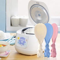 Thumbnail for Cute Bunny Stand-Up Rice Paddle (Random Color)(2 Pcs)