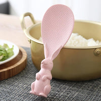 Thumbnail for Cute Bunny Stand-Up Rice Paddle (Random Color)(2 Pcs)