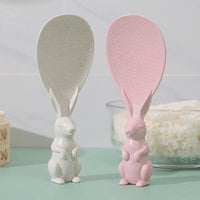 Thumbnail for Cute Bunny Stand-Up Rice Paddle (Random Color)(2 Pcs)