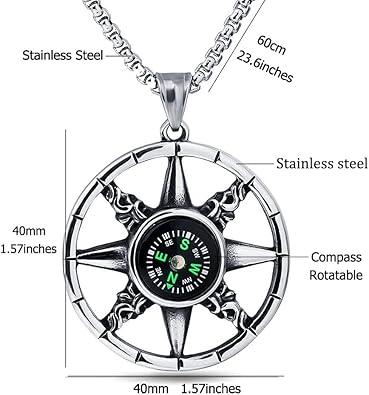 Compass design Necklace