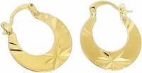 Thumbnail for Gold-Plated Stainless Steel Circular Hoop Earrings For Man