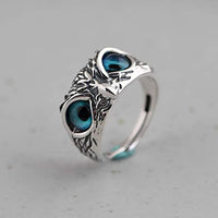 Thumbnail for Silver Plated Owl Ring For Good Luck