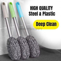 Thumbnail for Bottle Jar Toilet Cleaner Brush Scrubber