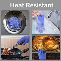 Thumbnail for Magic Silicone Scrubbing Gloves for Dishwashing & Cleaning