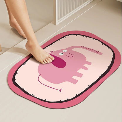 Cute Cartoon Anti-Slip Super Absorbent Bathroom Mat