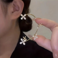 Thumbnail for Golden Flower Design EarCuff