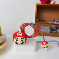 Thumbnail for Classic Mario Silicon Apple iPhone Charger Case