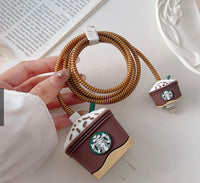 Thumbnail for Star Bucks Silicon Apple iPhone Charger Case