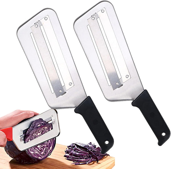 Stainless Steel Vegetable Slicer | Dual Blade Cutter – UtilityMall