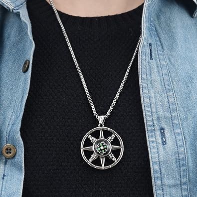 Compass design Necklace