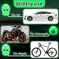 Thumbnail for Skull Tyre Valve Caps for Car, Bike and Bicycle