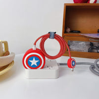 Thumbnail for Captain Sheild Silicon Apple iPhone Charger Case