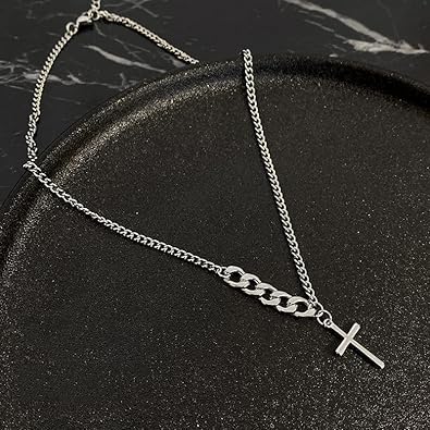 Cross neck chain