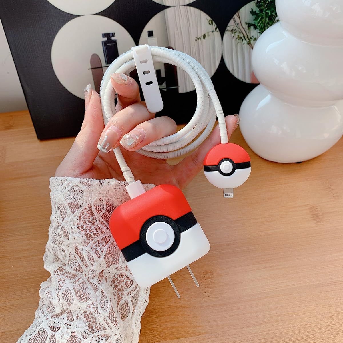 Super Cute Pokemon Silicon Apple iPhone Charger Case