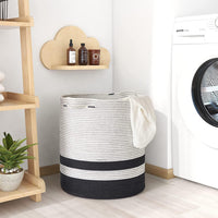 Thumbnail for Foldable Wardrobe Cotton Mini Rope Laundry Basket