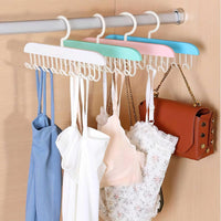 Thumbnail for 360° Rotating Bra & Camisole Hanger – 8 Hooks Closet Organizer (4 Pcs)