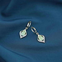 Thumbnail for Vintage Crystal Moonstone Drop Earrings