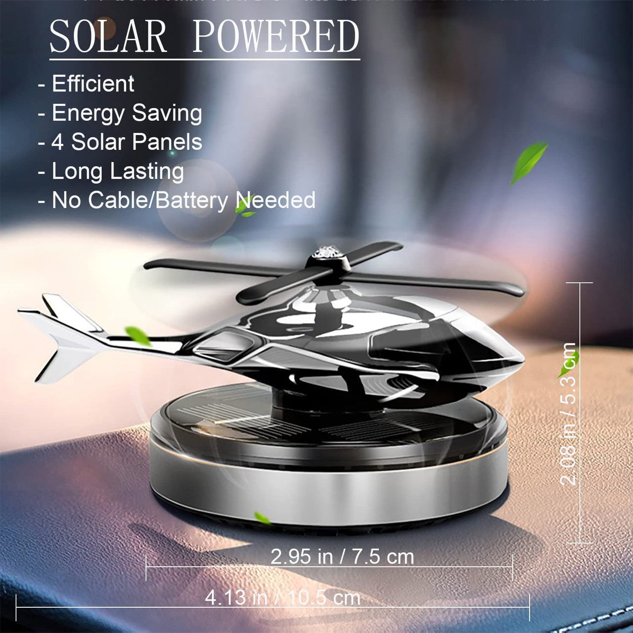 Solar Helicopter Car Air-freshner
