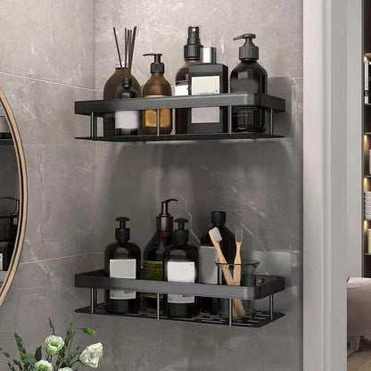 Adhesive Wall-Mounted Bathroom Shelf | No-Drill Shower Caddy