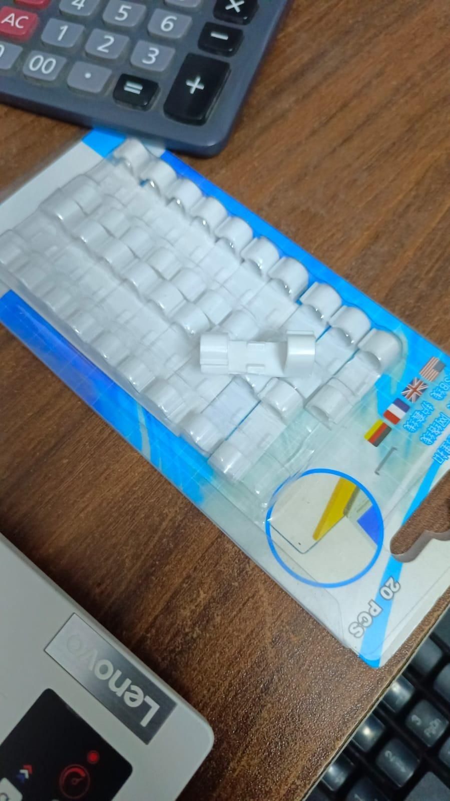 (Buy 1 Get 1 Free) Self Adhesive Cable Clips Wire Manager (Total 40 Pcs)