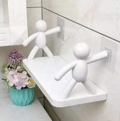 (Buy 1 Get 1 Free) White Bad Doll Shelf Storage Rack