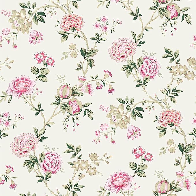 Pink Floral king size elastic fitted double bedsheet with-2-pillow cover