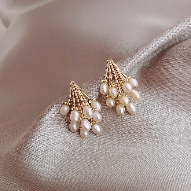 Korean water Drops Style Pearl Earring