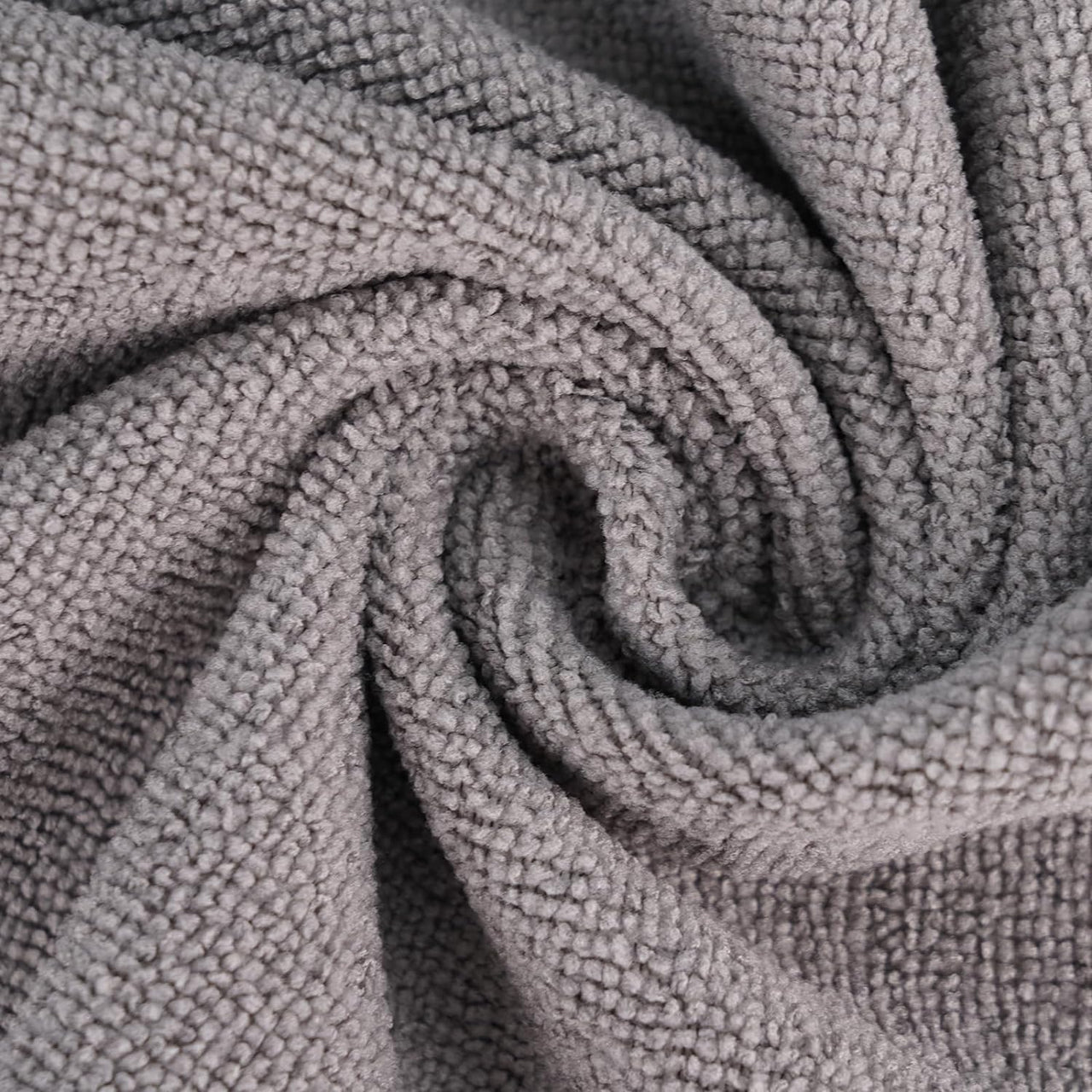 Reusable Cleaning Cloth Roll – 25 Tear-Away Washable Towels (12x12, Grey)