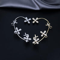 Thumbnail for Golden Flower Design EarCuff