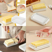 Thumbnail for Multipurpose Butter Storage & Slicer Box with Built-in Cutter