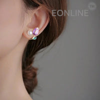 Thumbnail for Flower pearl Ear studs