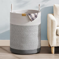 Thumbnail for Foldable Wardrobe Cotton Mini Rope Laundry Basket