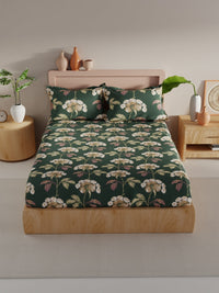 Thumbnail for Bamboo Micro King Size Elastic Fitted Premium Elastic Fitted Bedsheet With 2 Pillow Covers