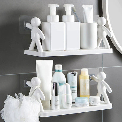 (Buy 1 Get 1 Free) White Bad Doll Shelf Storage Rack
