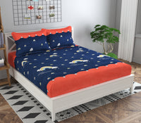 Thumbnail for Rainbow Queen Size Bedsheet With 2 Pillow Cover