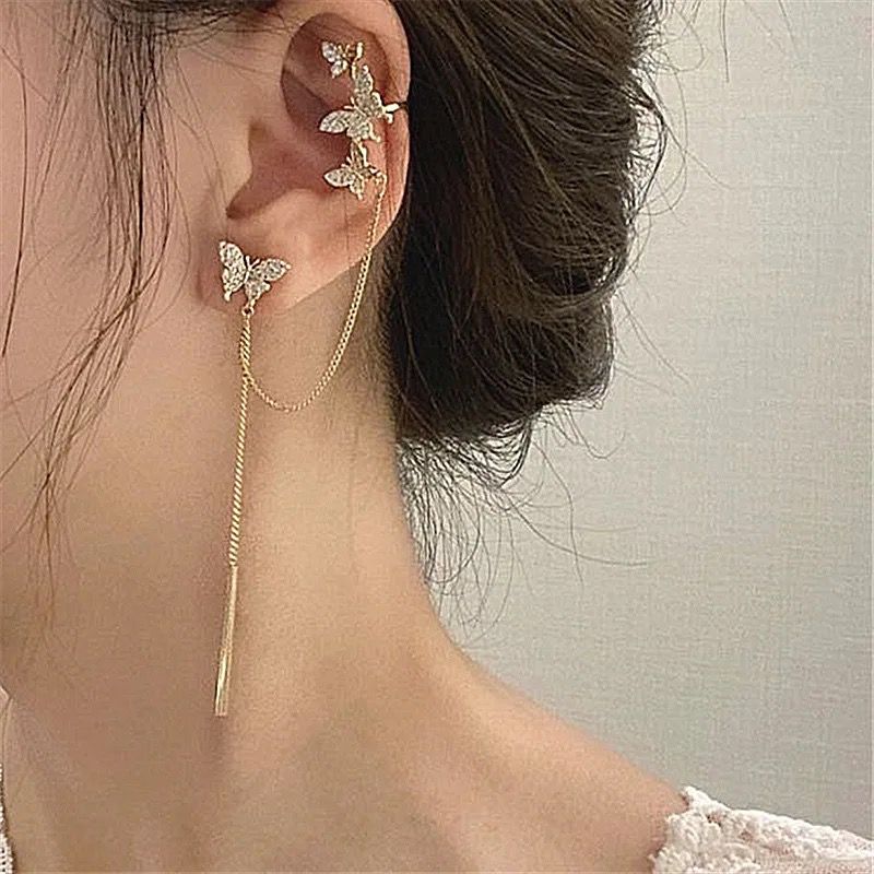 Butterflies Lover Earcuff Earrings